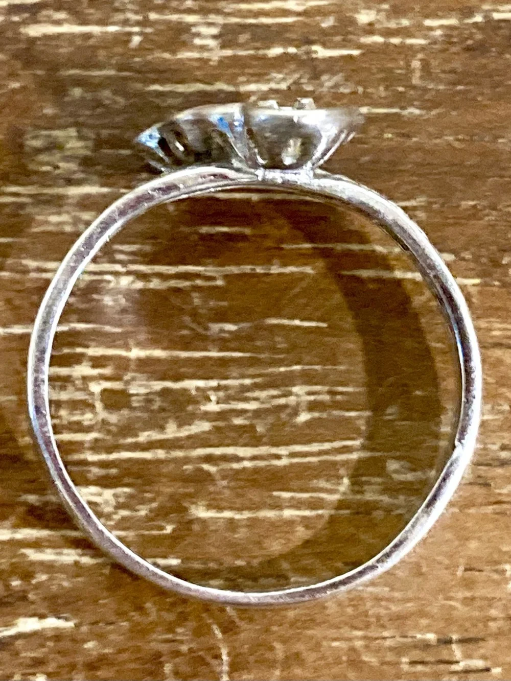Vintage Sterling Silver Hearts Ring Size 7 Missing Stone! Uncas - Picture 14 of 15